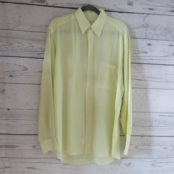 Pal Zileri Button Down Long Sleeve Shirt Large - Picture 2 of 7